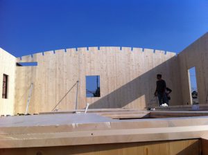 Costruzione casa in legno Biolam Italia